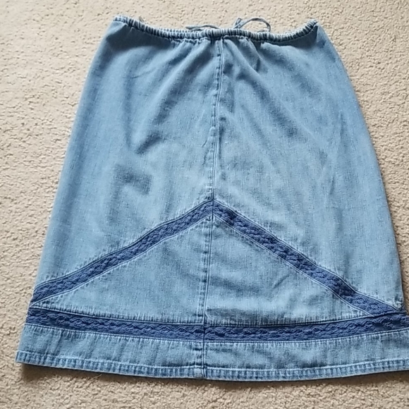 Faded Glory Denim Skirt 